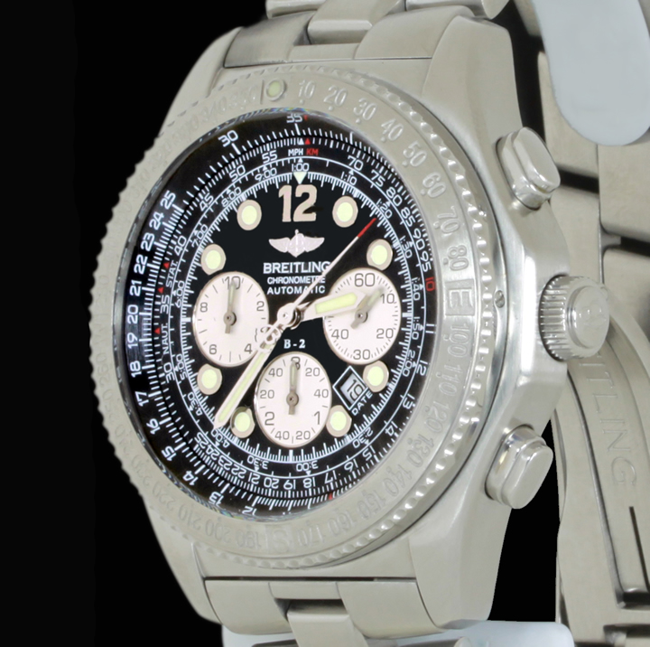 Mens Automatic Breitling Professional B2 Chronograph Watch A42362 